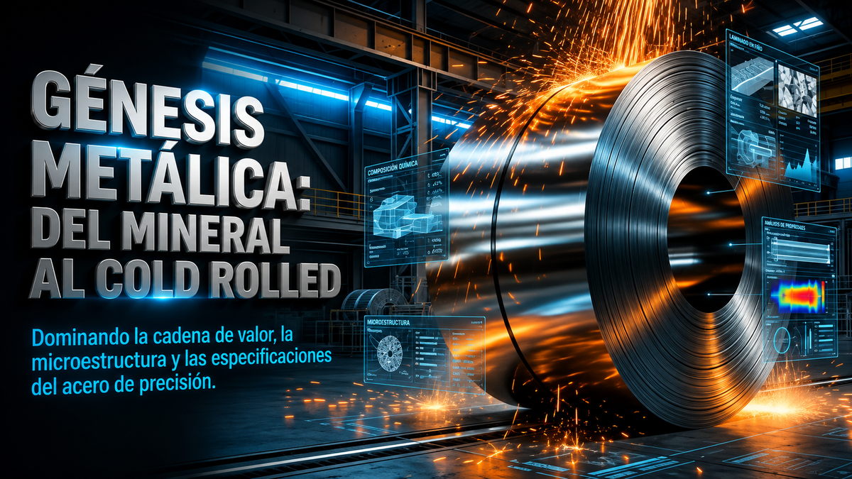 Del mineral al envase industrial: ¿Cómo se fabrica el acero?