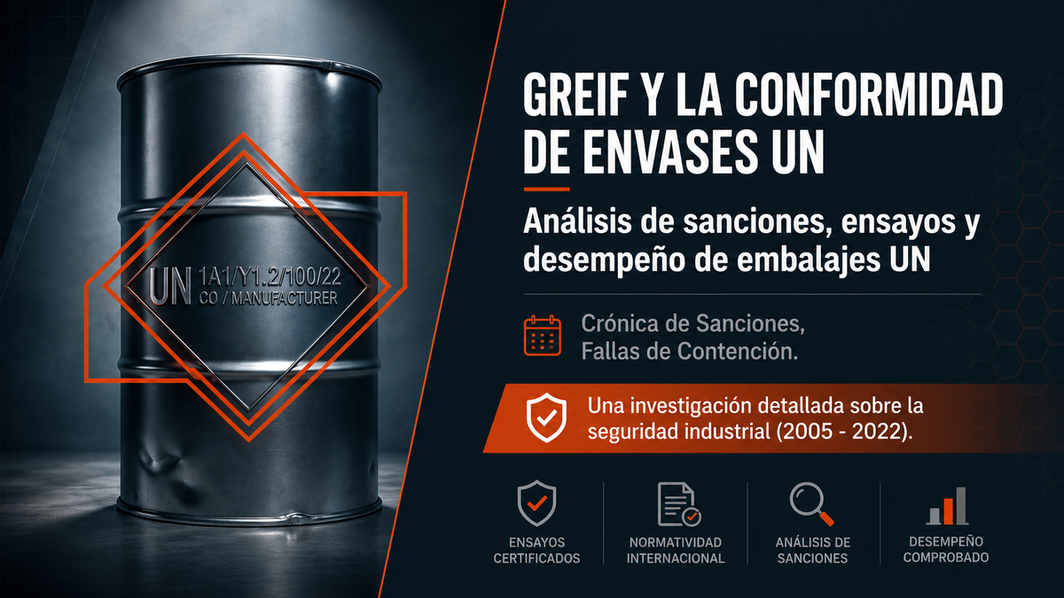 ¿Qué significa realmente la certificación UN en un envase industrial?