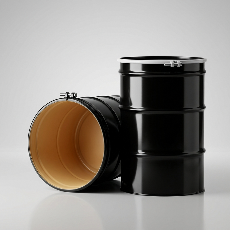 Tambor de 230 Litros Tapa Removible Lacado-2
